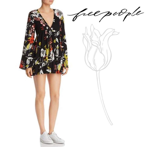 NWT Free People - Bella Printed Floral Tunic - Picture 2 of 3
